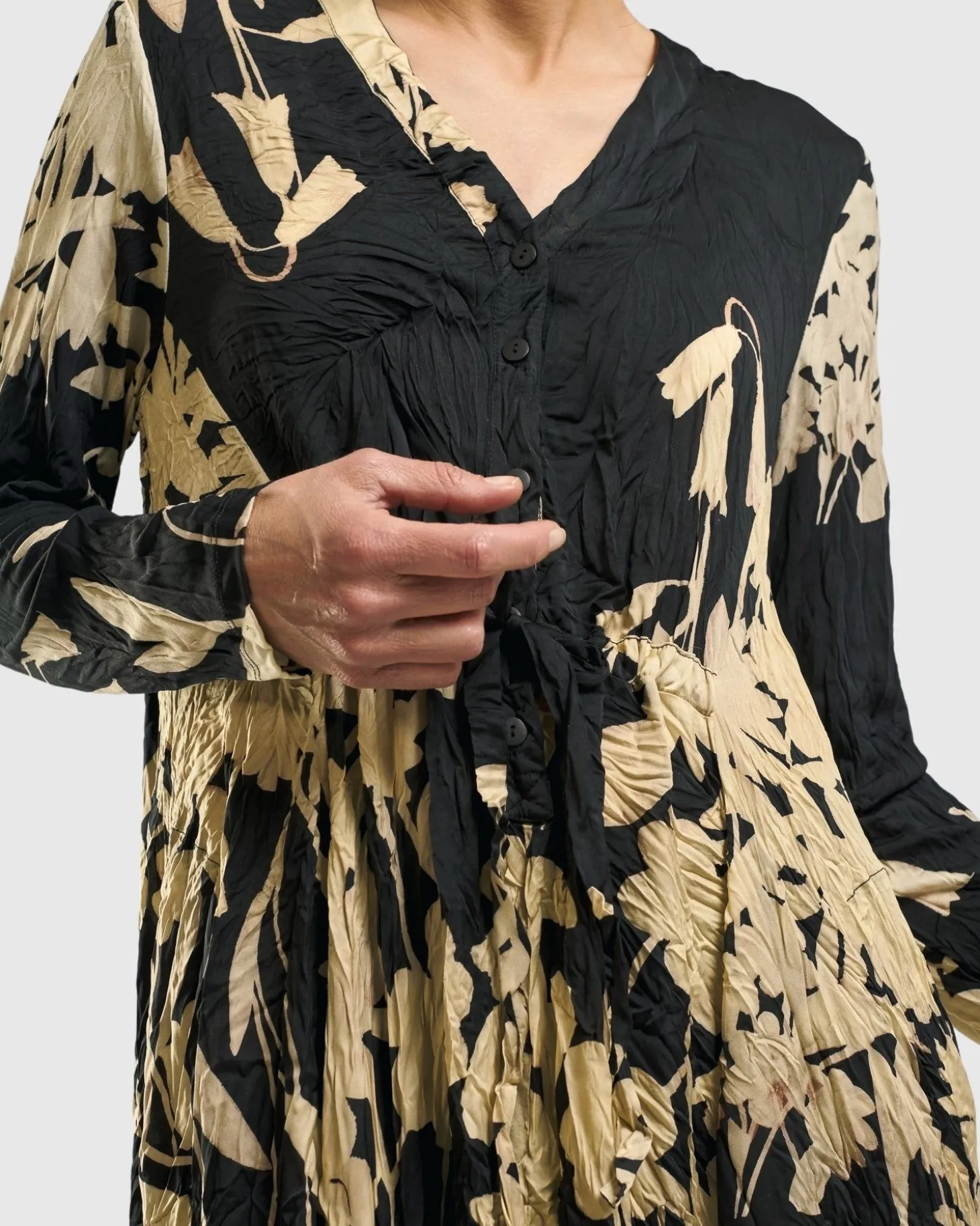 Women Alembika Rosemary Crinkle Tie Dress, Floral
