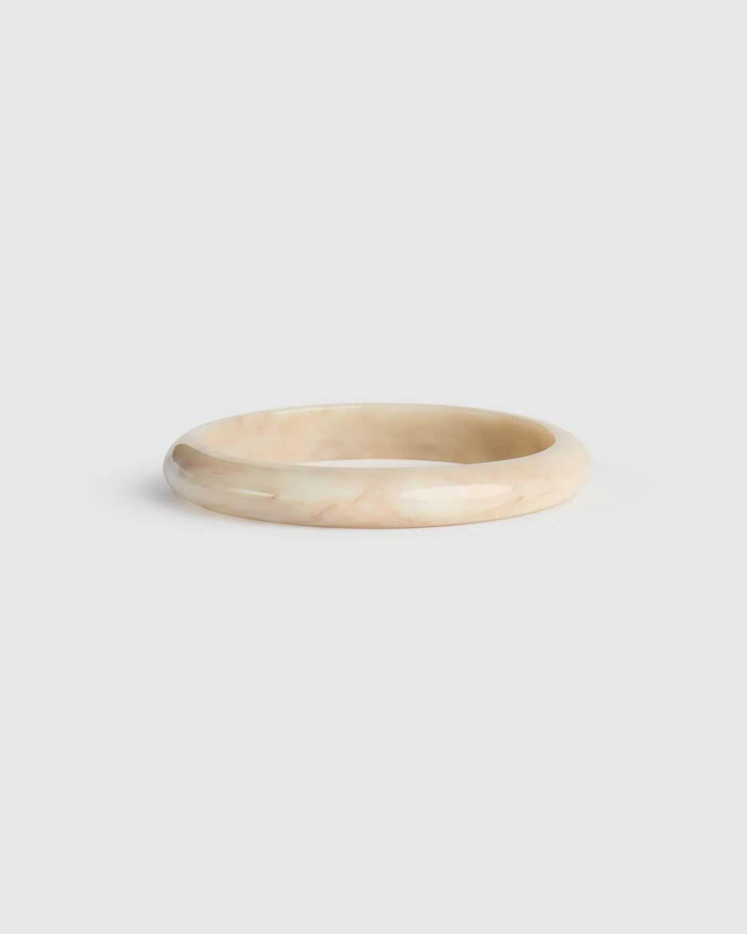 Women Alembika Rounded Bangle Bracelet, Oat