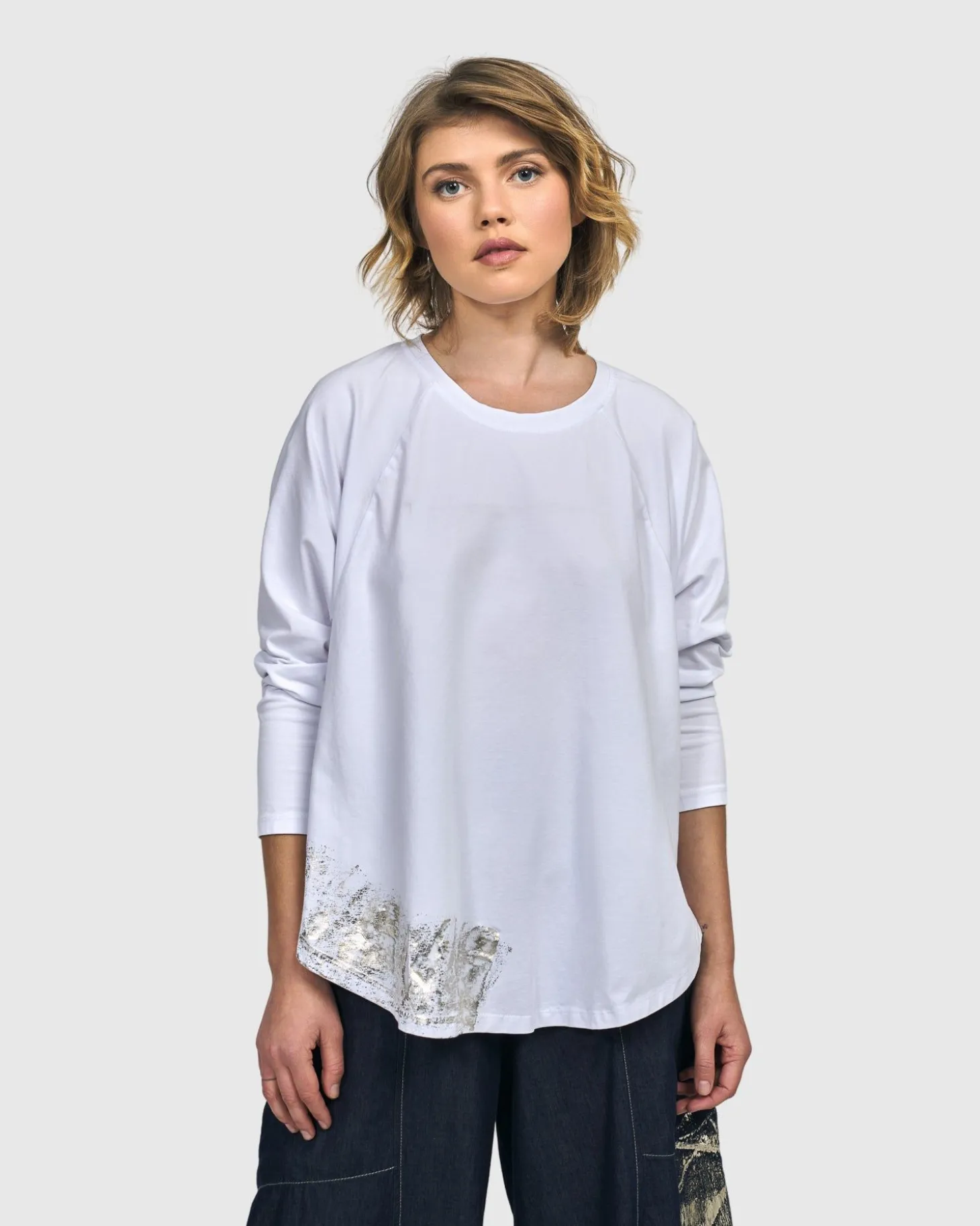Women Alembika Sacramento Relaxed Top, White
