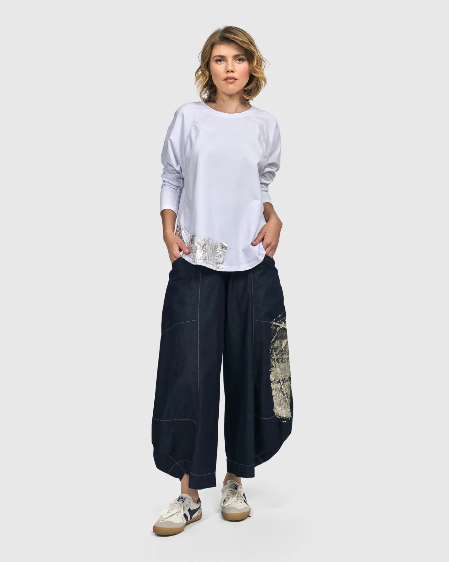 Women Alembika Sacramento Relaxed Top, White