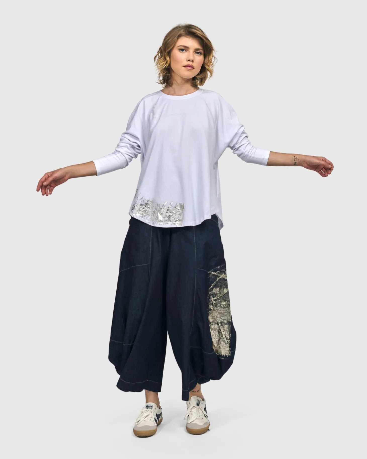 Women Alembika Sacramento Relaxed Top, White