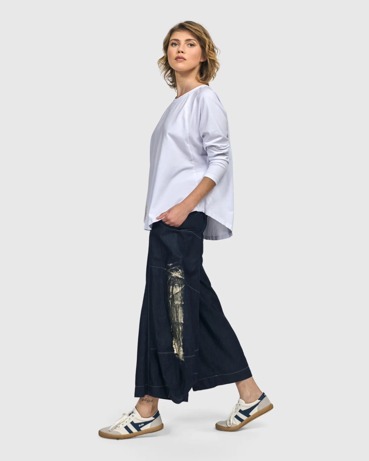 Women Alembika Sacramento Relaxed Top, White