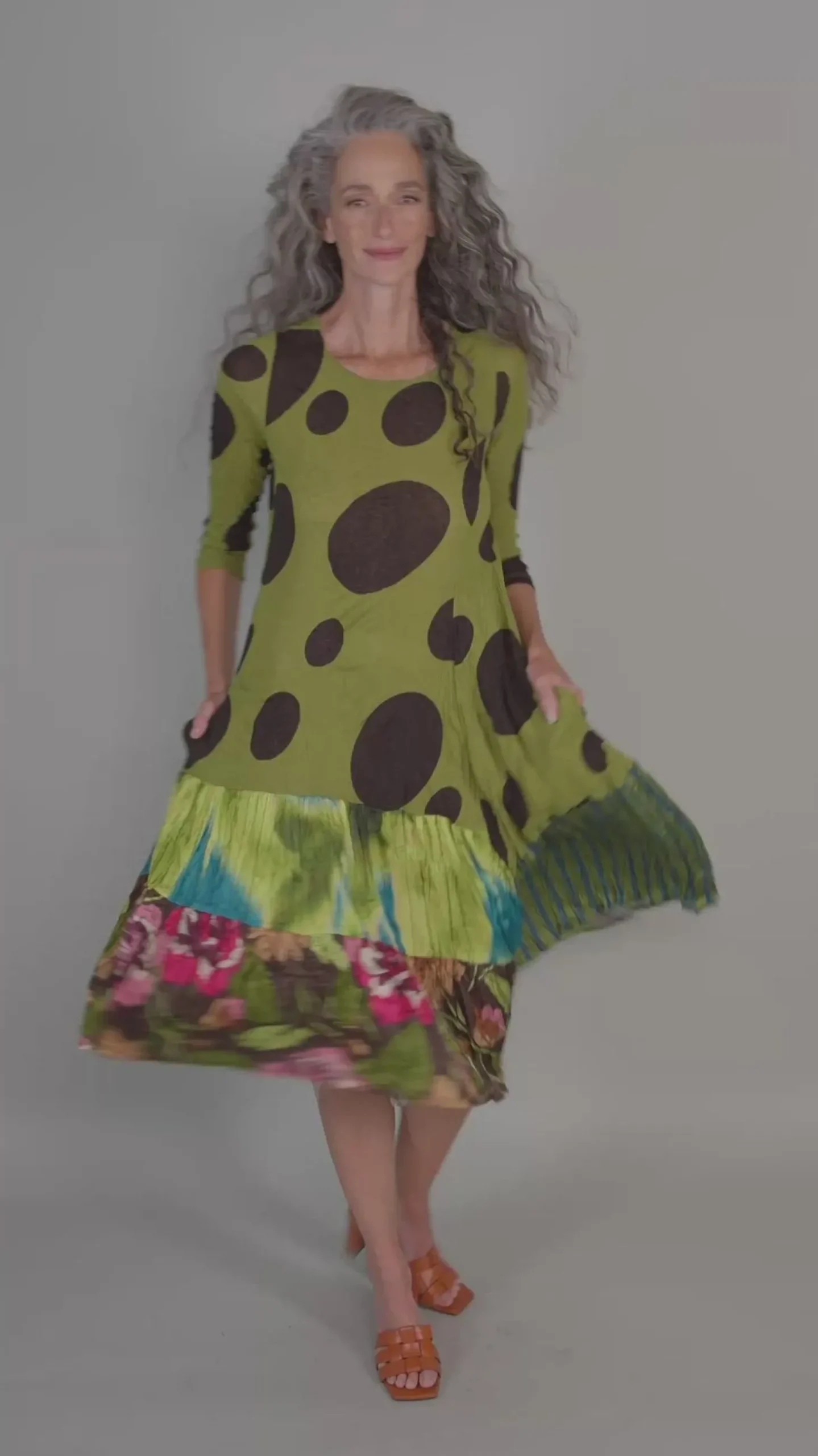 Women Alembika Sara Swing Dress, Olive