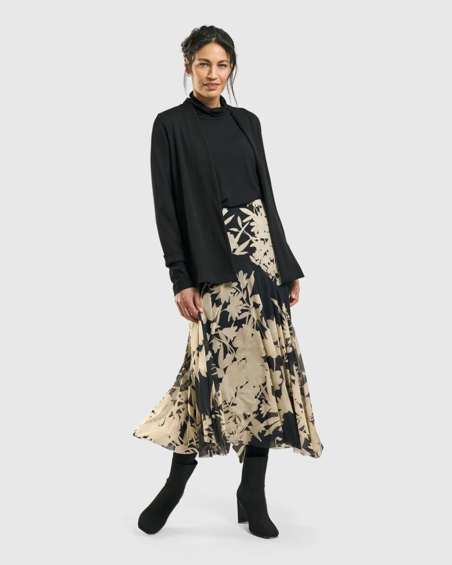 Women Alembika Secret Garden Swing Skirt, Floral
