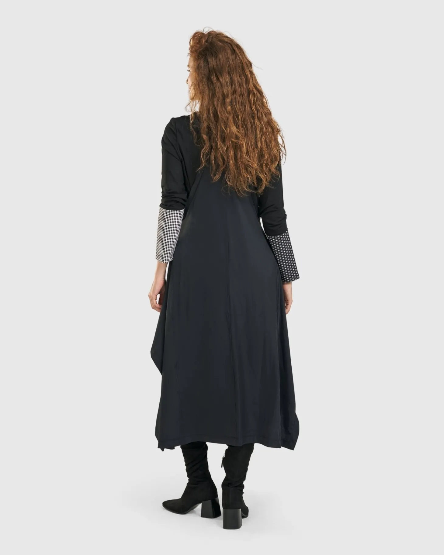 Women Alembika Shelley Apron Dress, Black