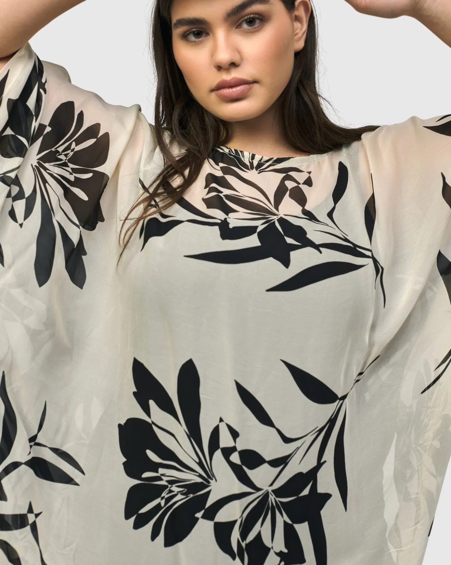 Women Alembika Sitting Poolside Tunic Top, Floral