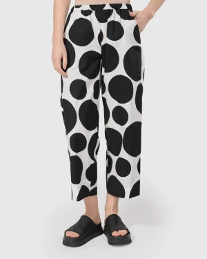 Women Alembika Solo Cropped Pants, Bubbles