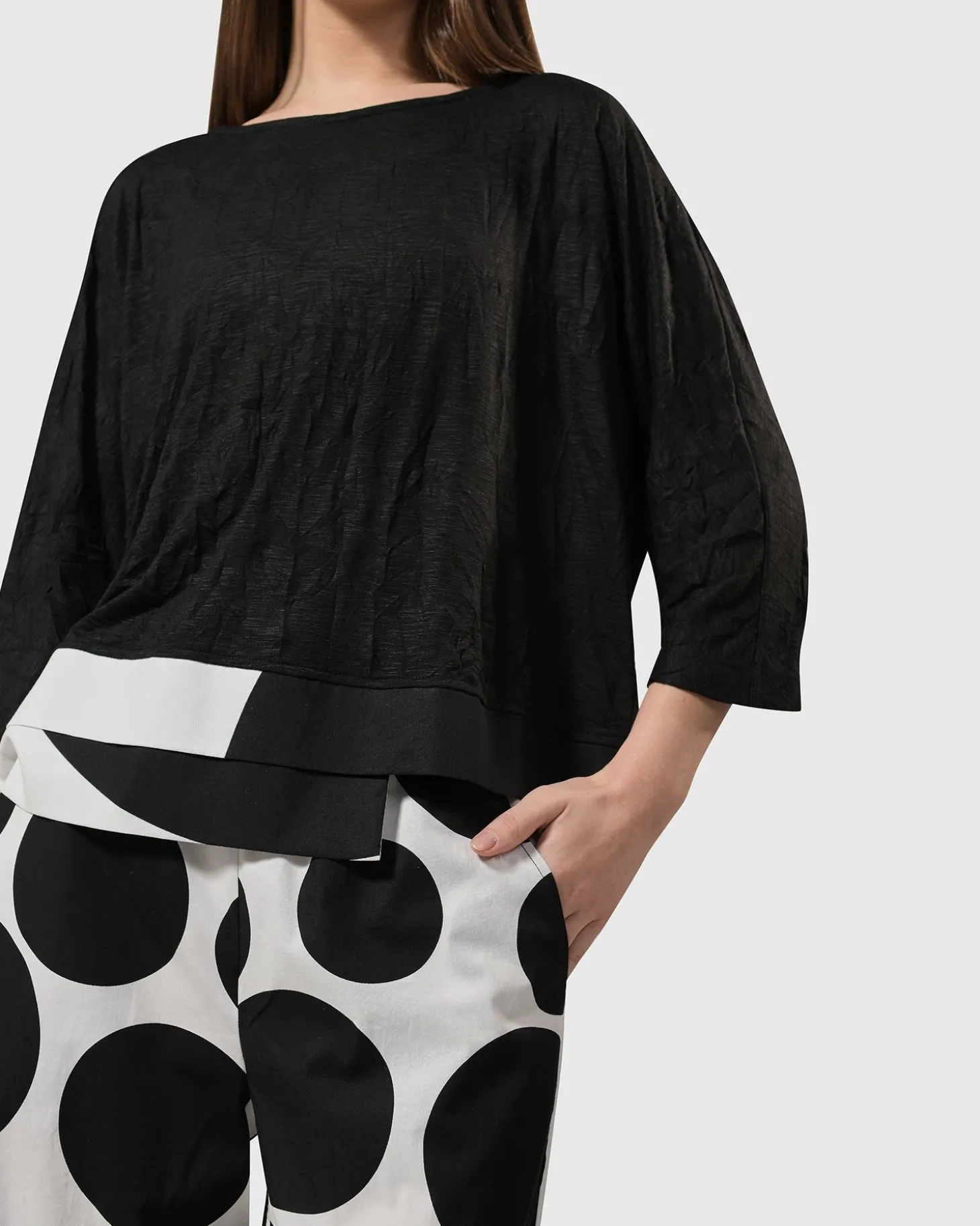 Women Alembika Solo Cropped Pants, Bubbles