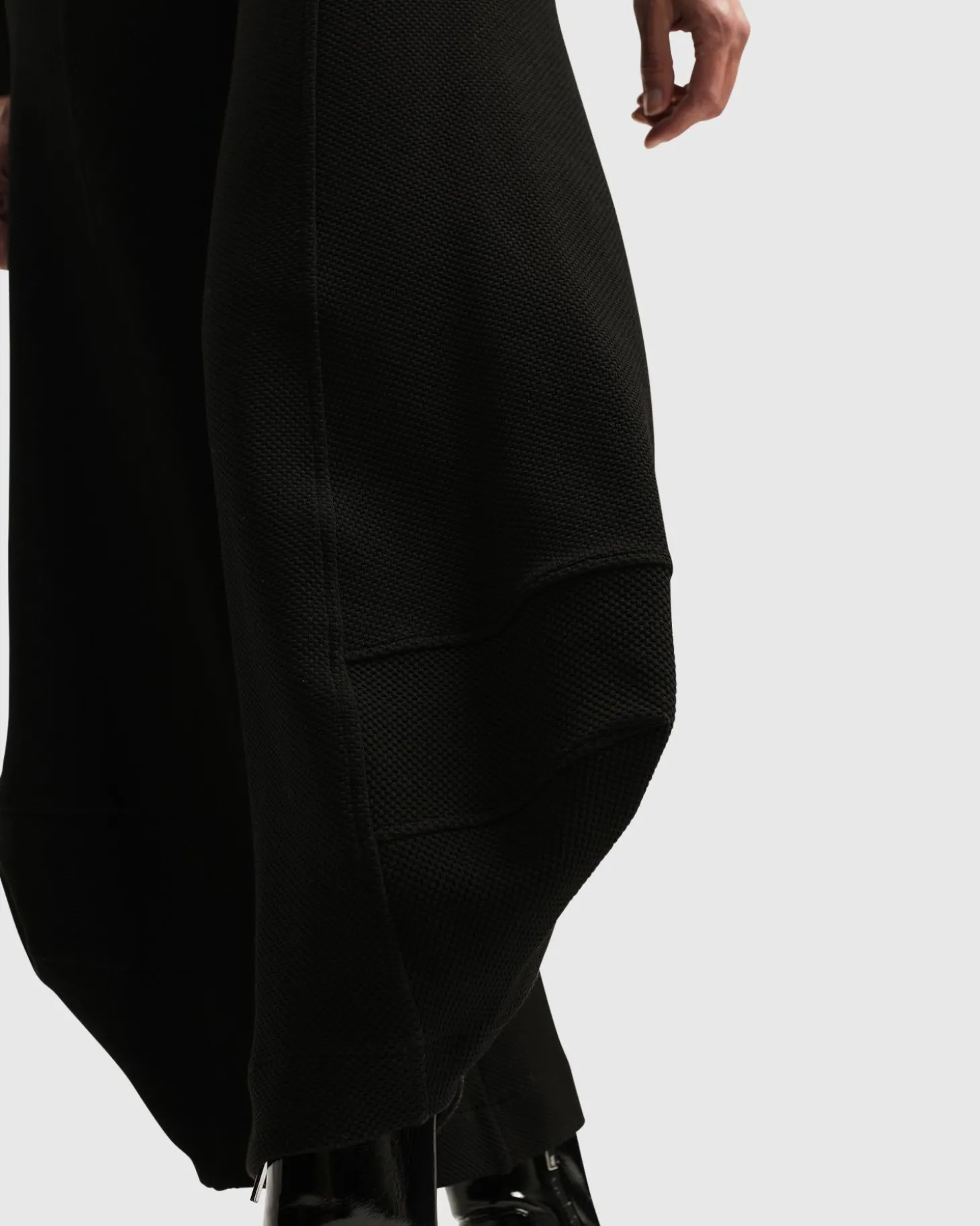 Women Alembika Superb Waffle Weave Punto Pants, Black