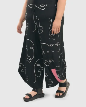 Women Alembika Susan Punto Pants, Faces