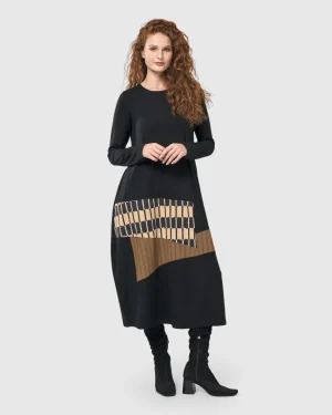 Women Alembika Sycamore Cocoon Dress, Coffee