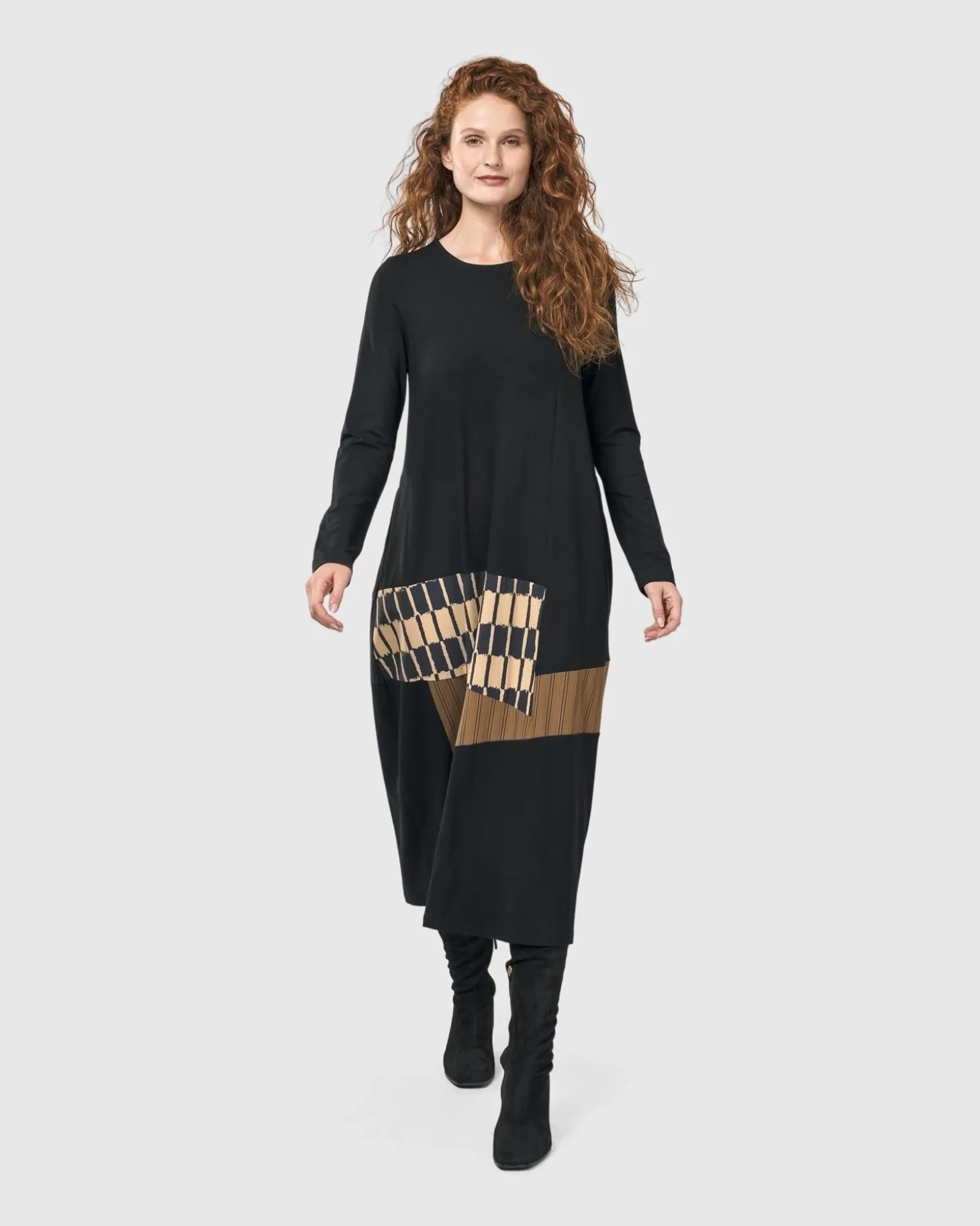 Women Alembika Sycamore Cocoon Dress, Coffee