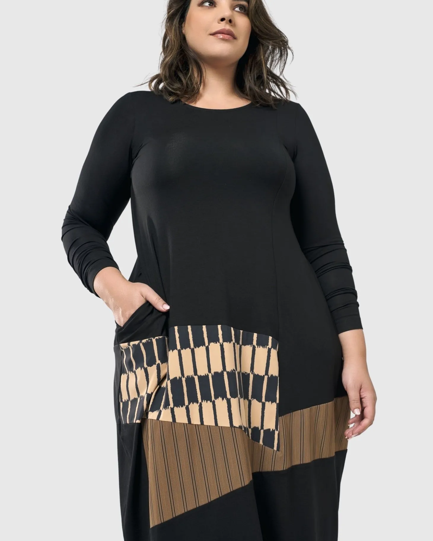 Women Alembika Sycamore Cocoon Dress, Coffee