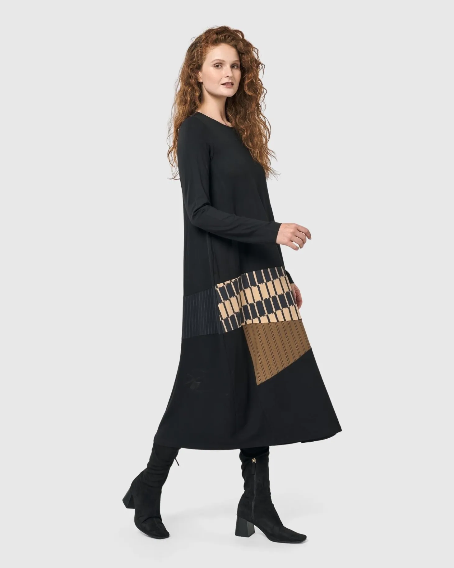 Women Alembika Sycamore Cocoon Dress, Coffee