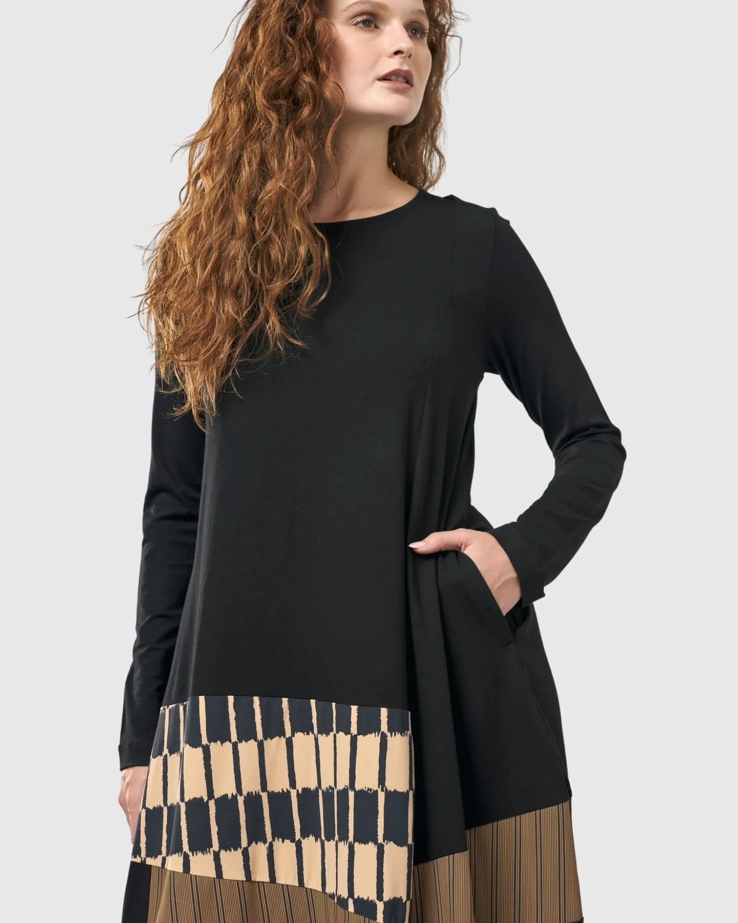 Women Alembika Sycamore Cocoon Dress, Coffee