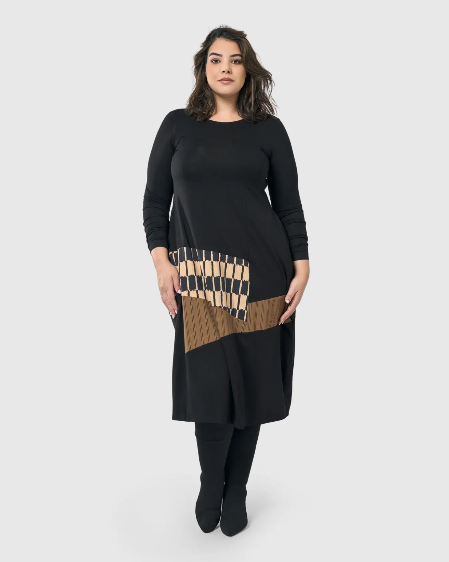 Women Alembika Sycamore Cocoon Dress, Coffee
