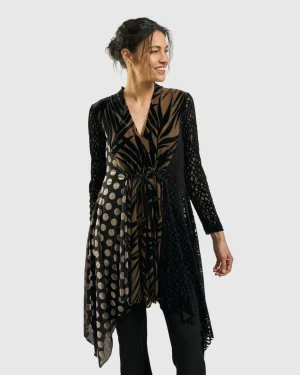 Women Alembika Synergy Tunic Top, Gold