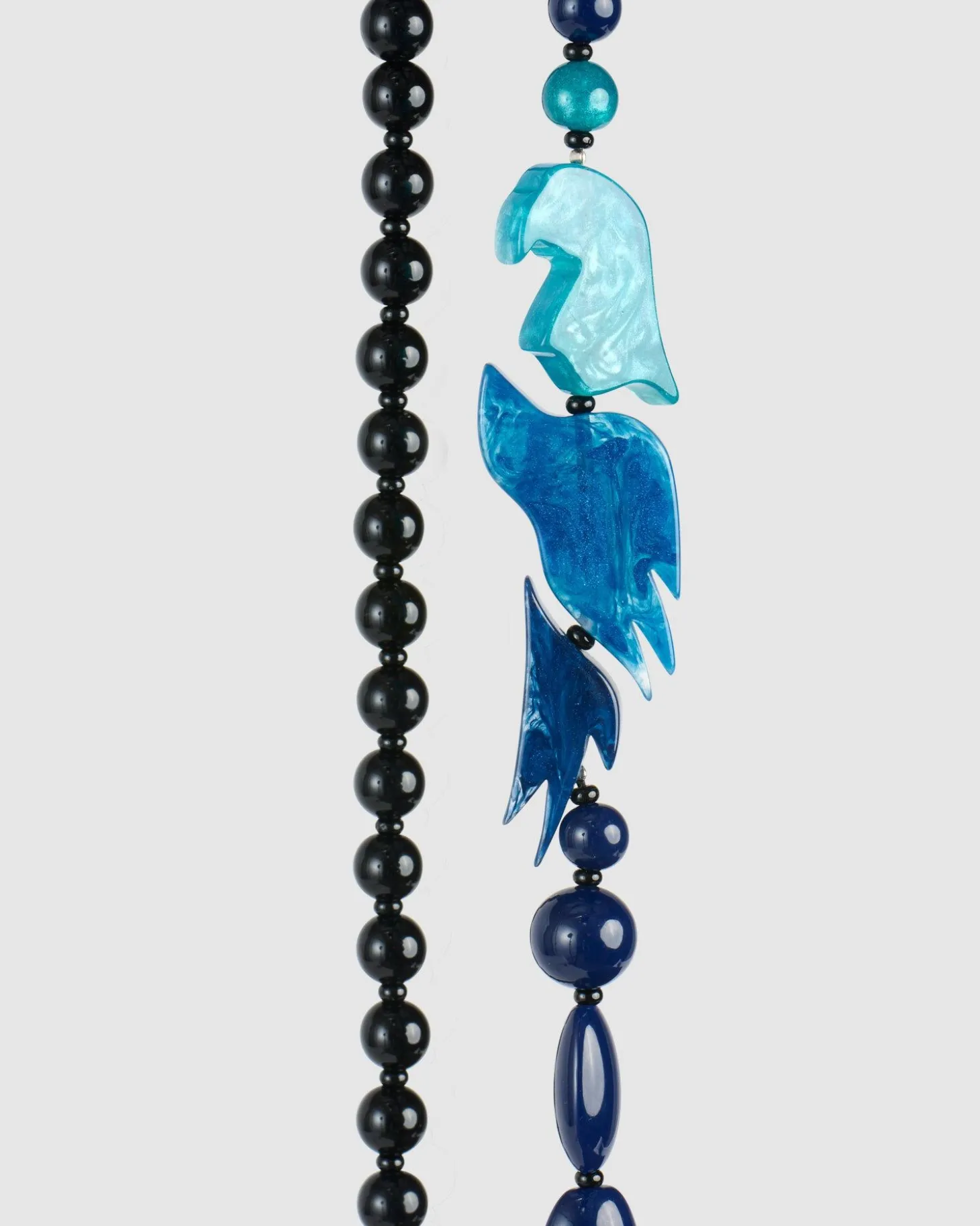 Women Alembika Tahiti Bird Bead Necklace, Blue