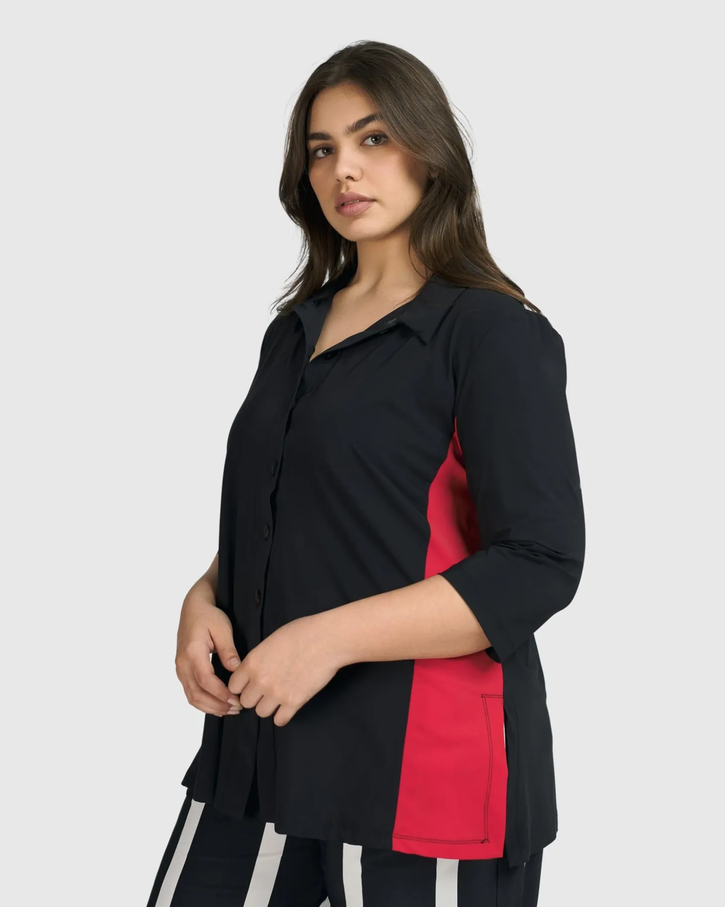 Women Alembika Tekbika Adeline Shirt Jacket, Black