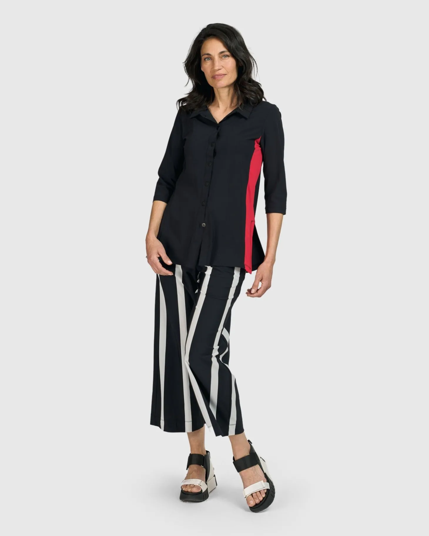 Women Alembika Tekbika Adeline Shirt Jacket, Black
