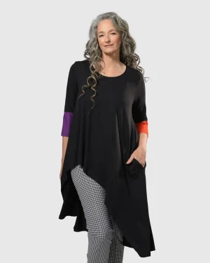 Women Alembika Tekbika Belinda Hi-Lo Tunic Top, Multi