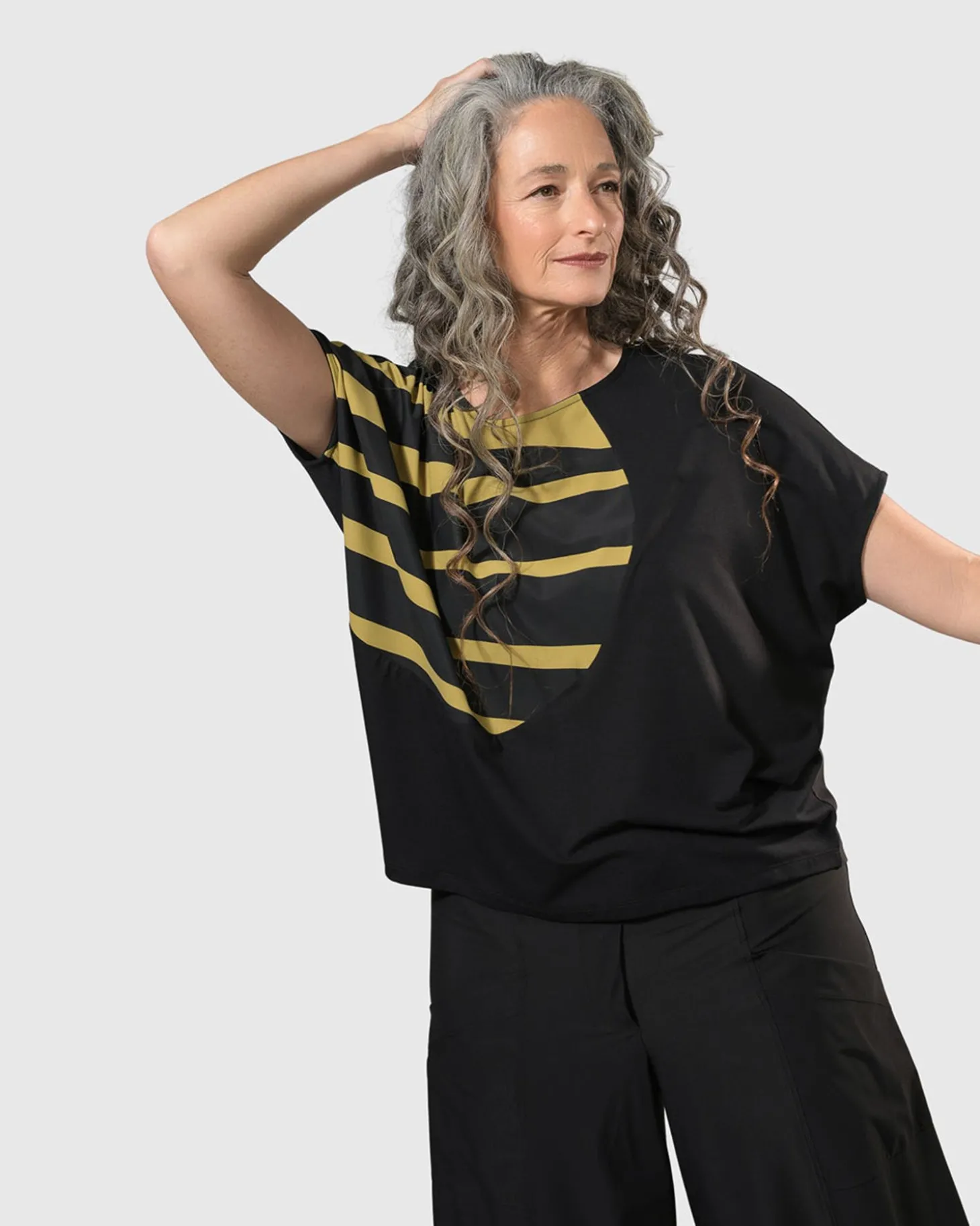 Women Alembika Tekbika Bliss Boxy Top, Dunes