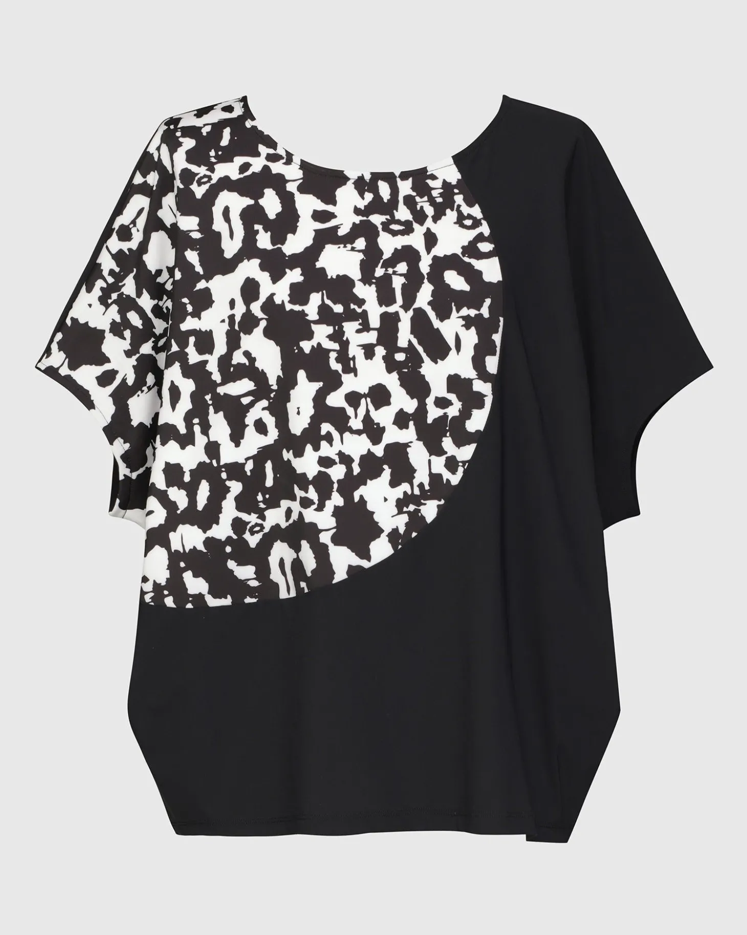 Women Alembika Tekbika Bliss Boxy Top, Yellow/Print
