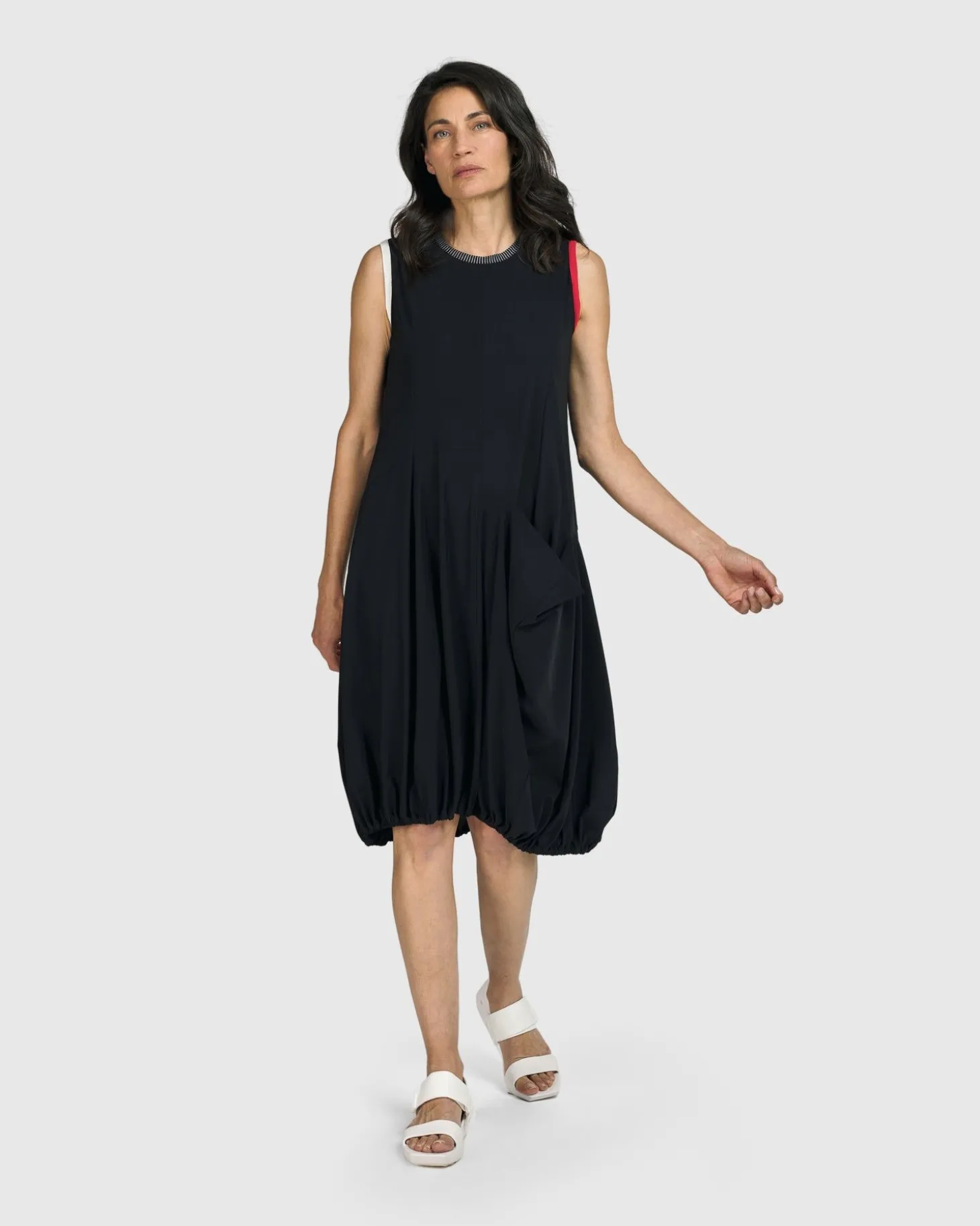 Women Alembika Tekbika Camille Sleeveless Dress, Black