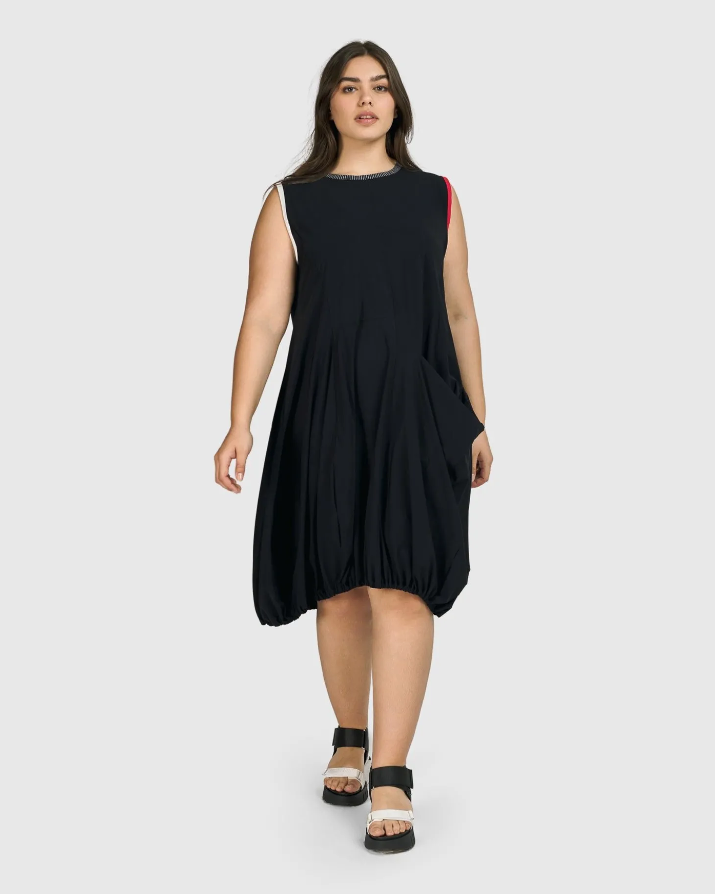 Women Alembika Tekbika Camille Sleeveless Dress, Black