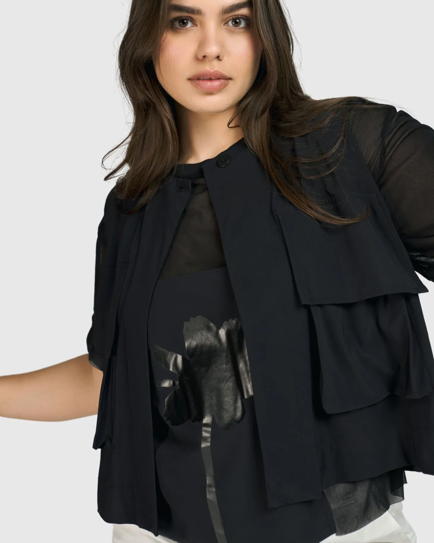 Women Alembika Tekbika Cannes Cargo Vest, Black