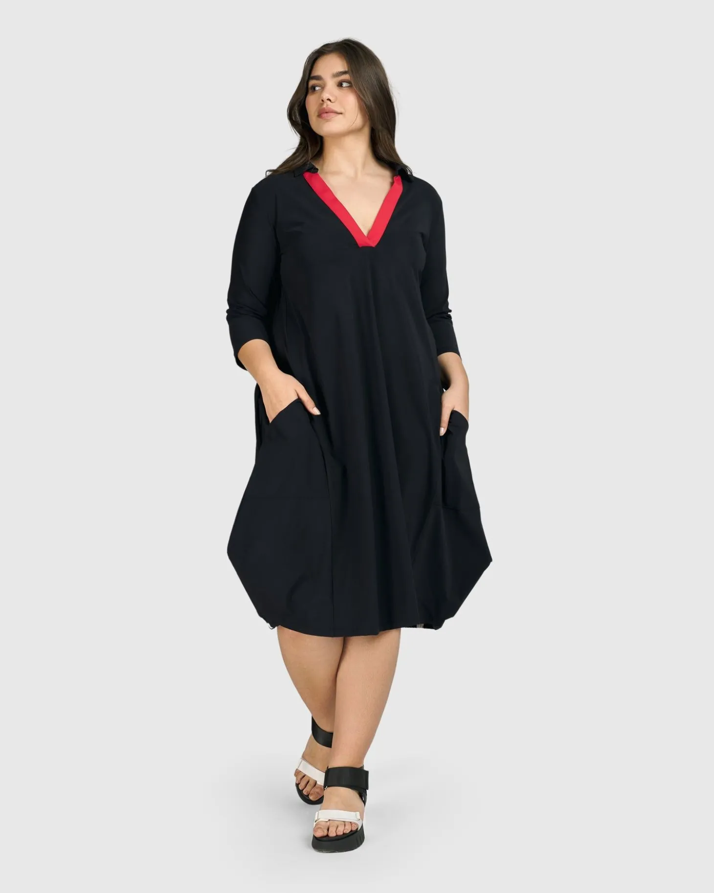 Women Alembika Tekbika Celine Dress, Black