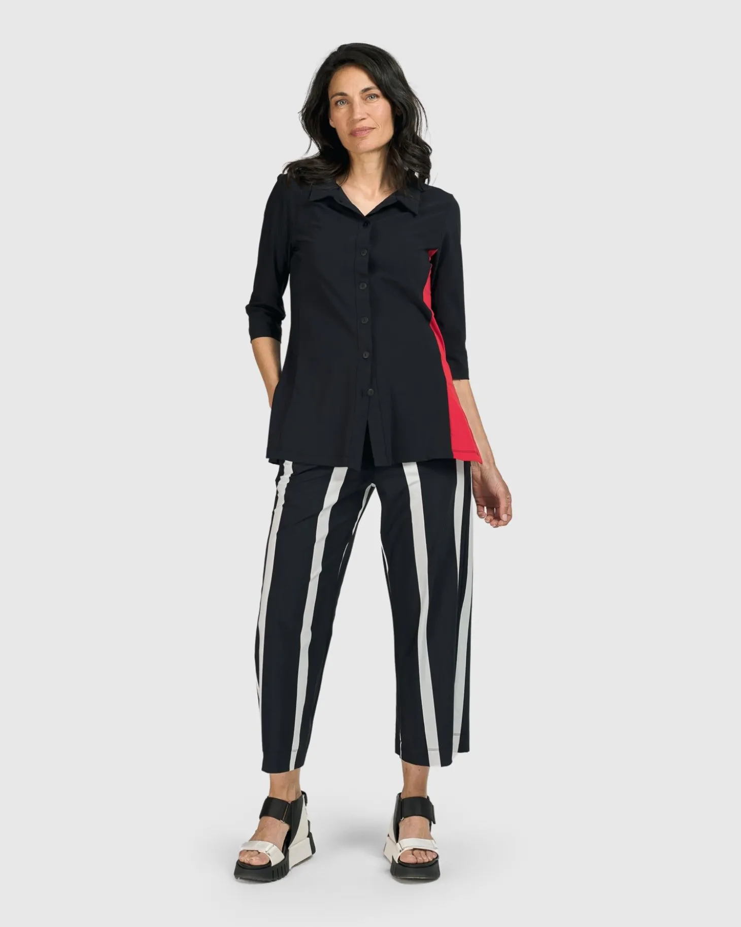 Women Alembika Tekbika Chagall Pants, Stripes