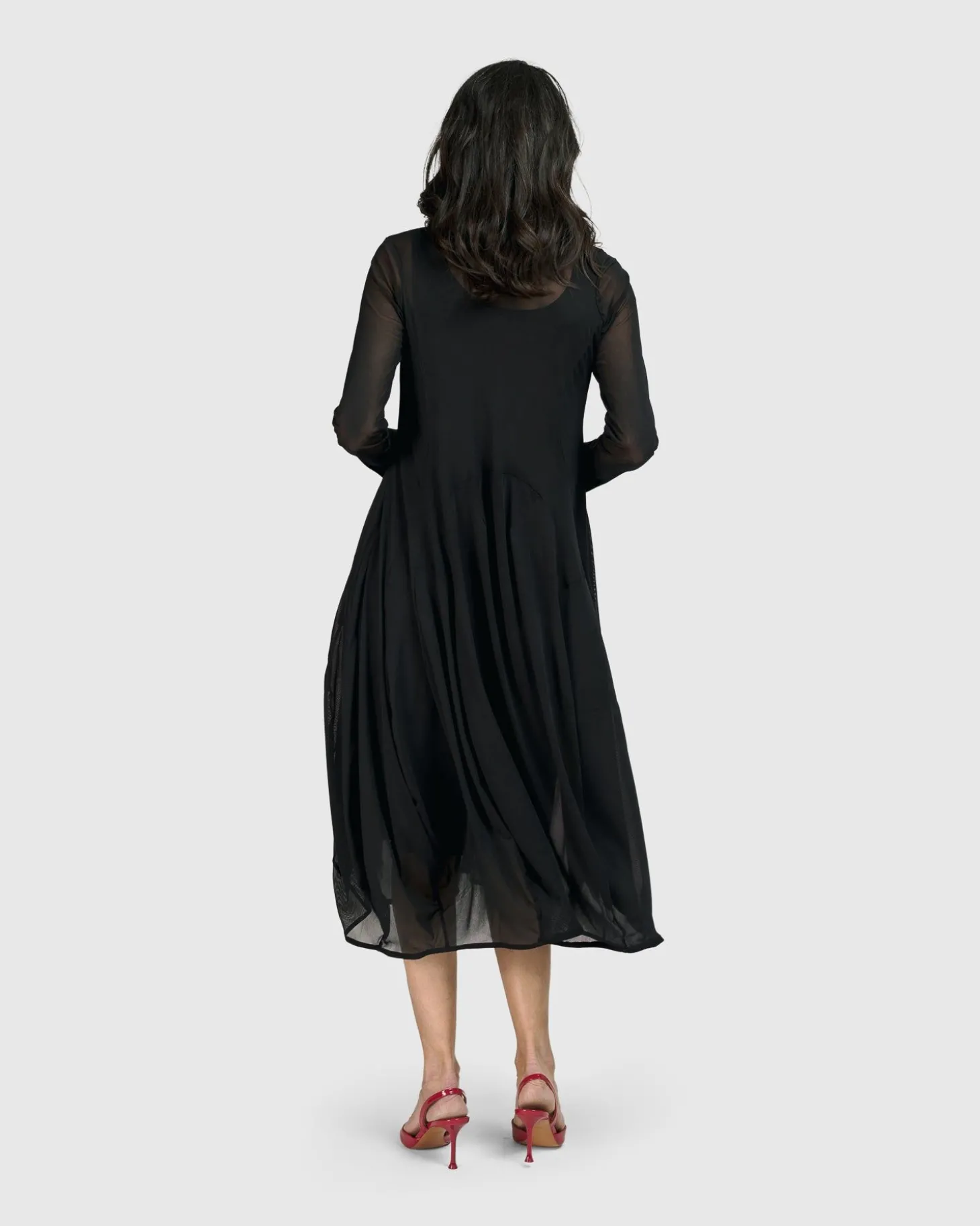 Women Alembika Tekbika Charlotte Crew Cocoon Dress, Tulle