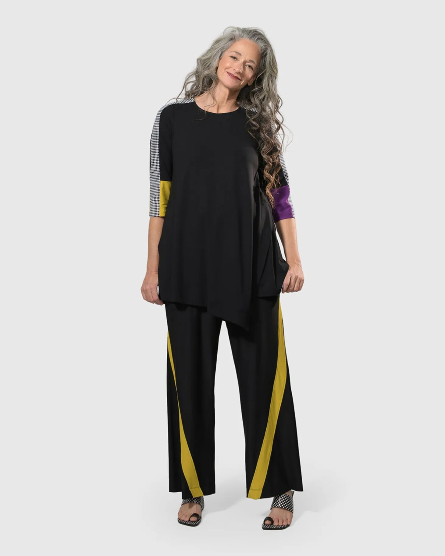 Women Alembika Tekbika Jessie Flow Pants, Yellow
