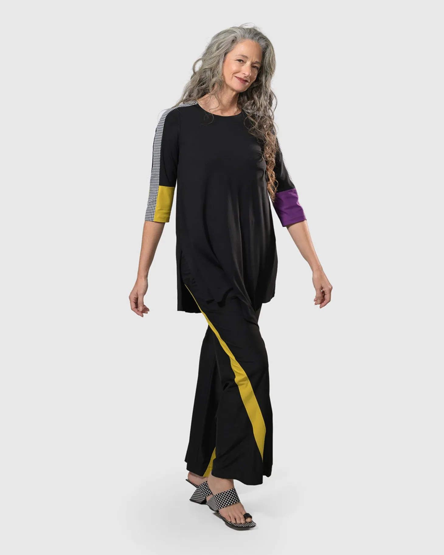 Women Alembika Tekbika Jessie Flow Pants, Yellow
