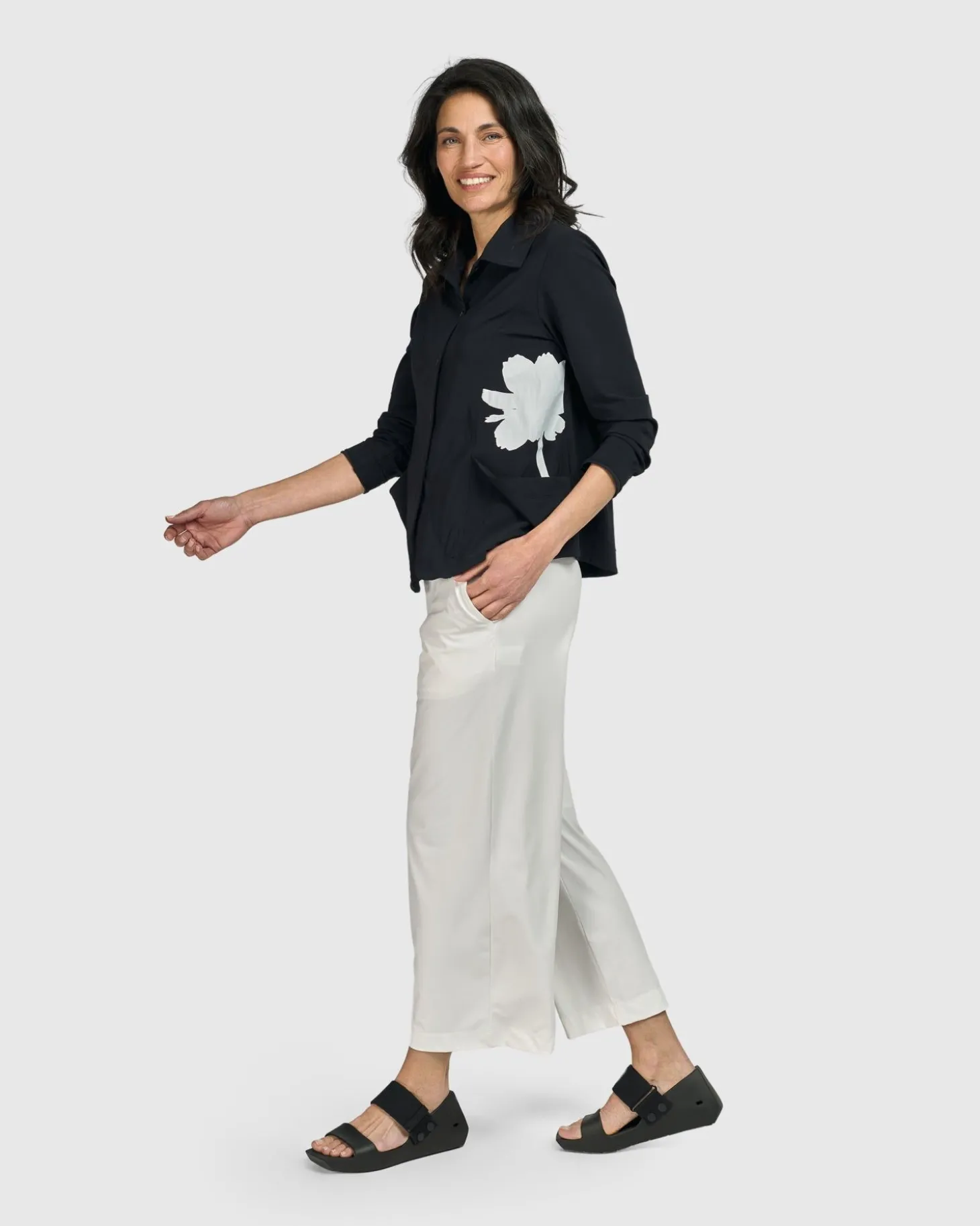 Women Alembika Tekbika Mont Blanc Blazer, Flower