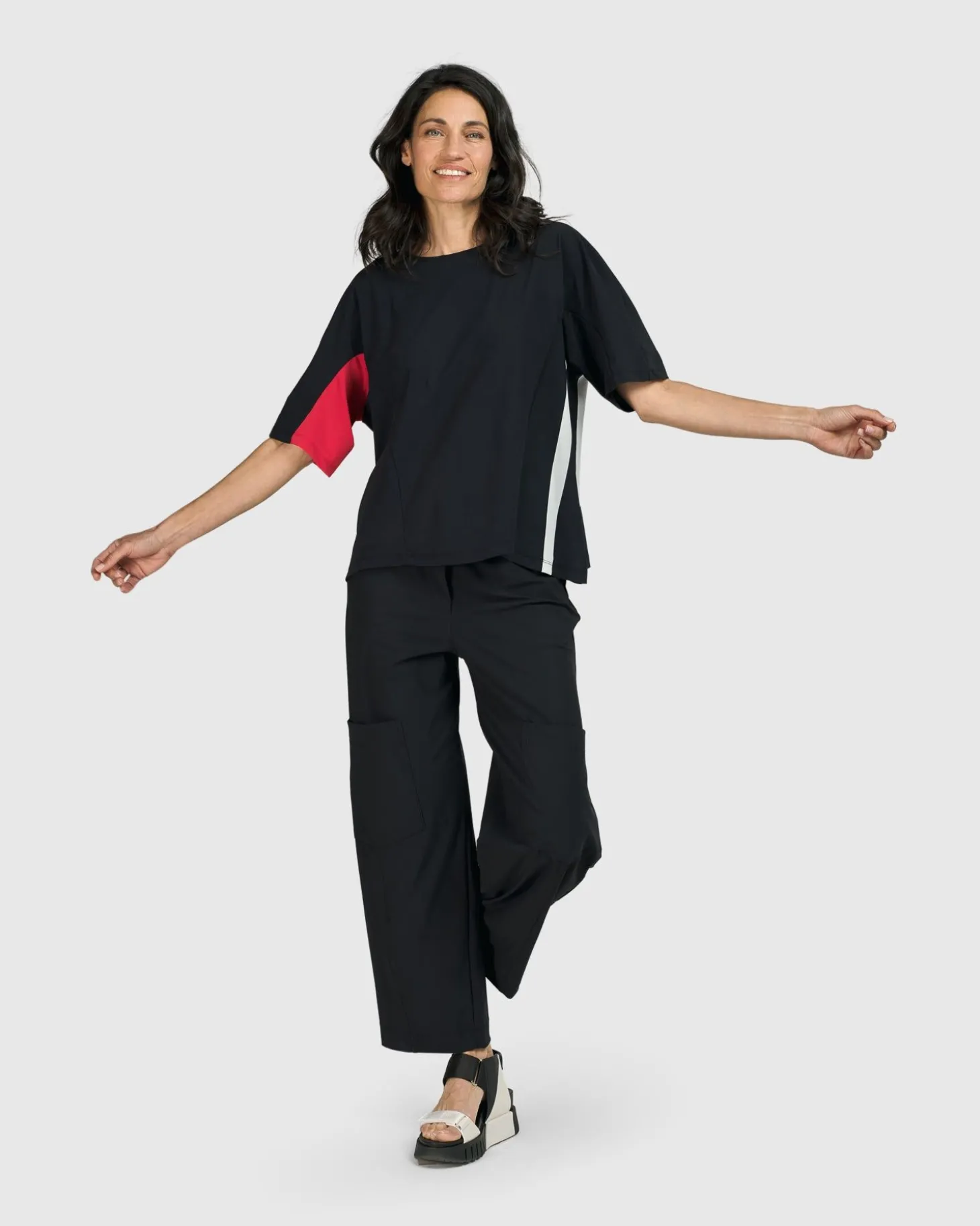 Women Alembika Tekbika Pauline Boxy Top, Mix