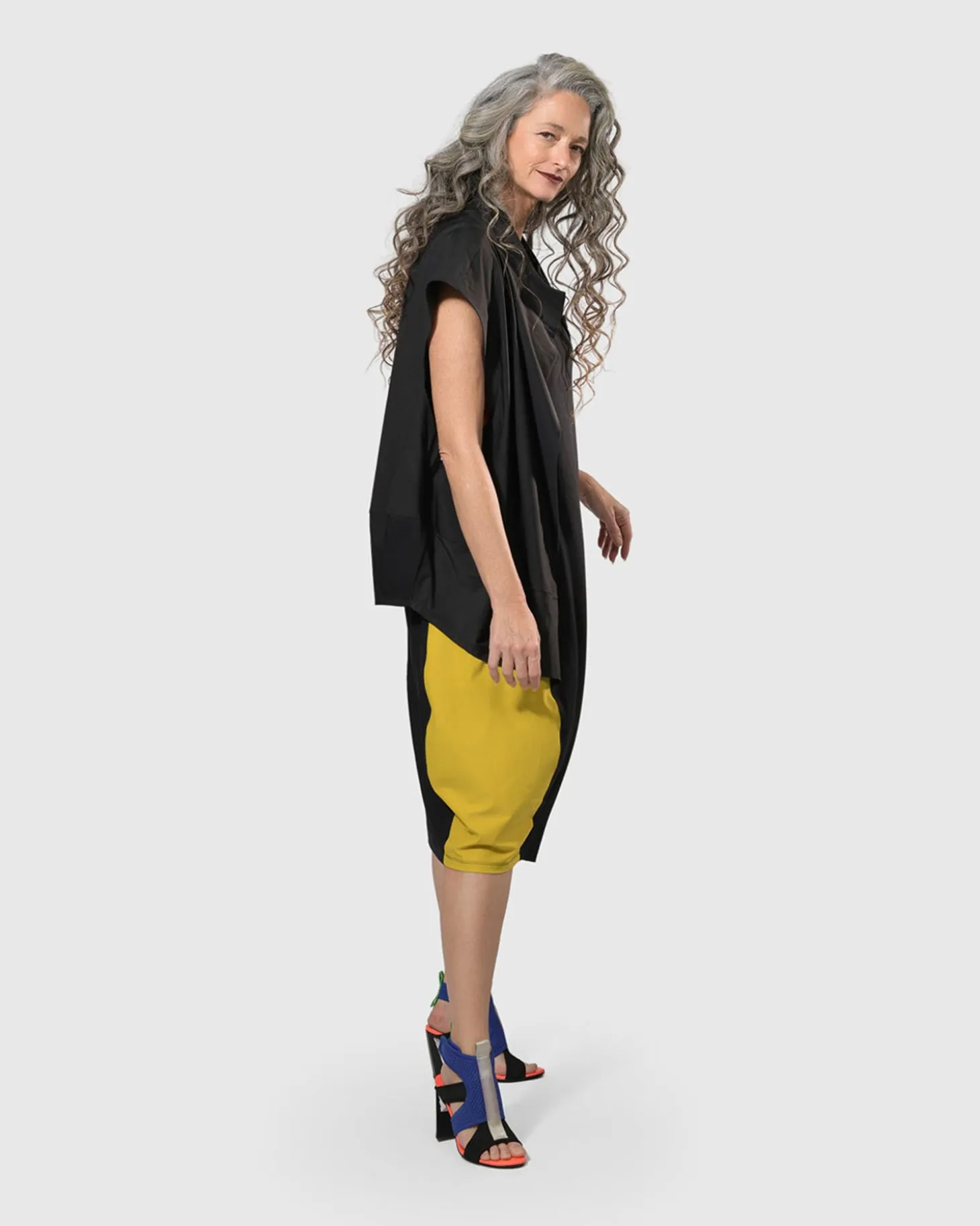 Women Alembika Tekbika Sarah Sleeveless Cocoon Dress, Multi