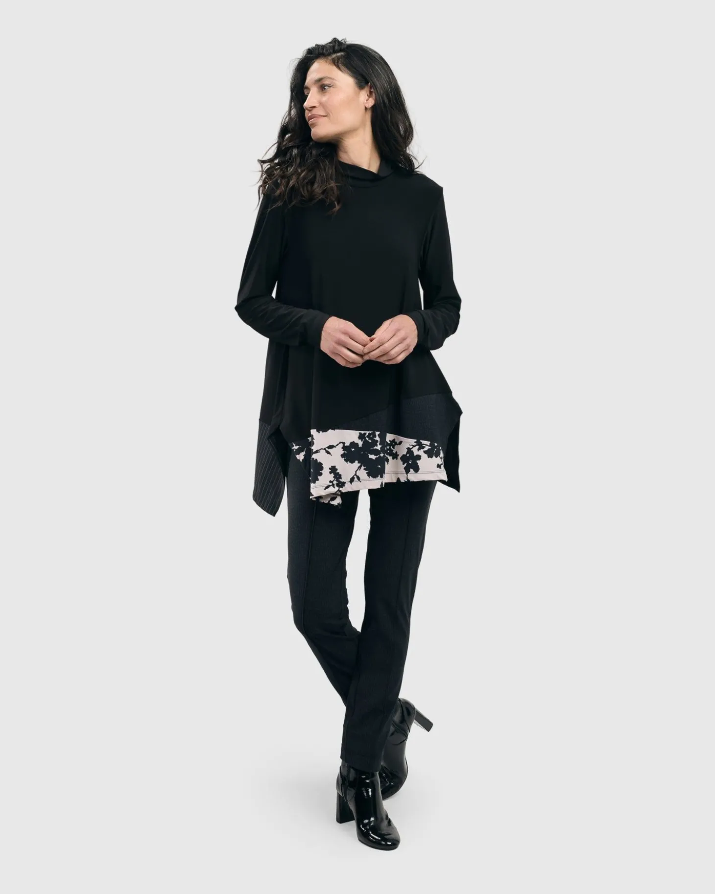 Women Alembika Tekbika Swing Tunic Top, Floral