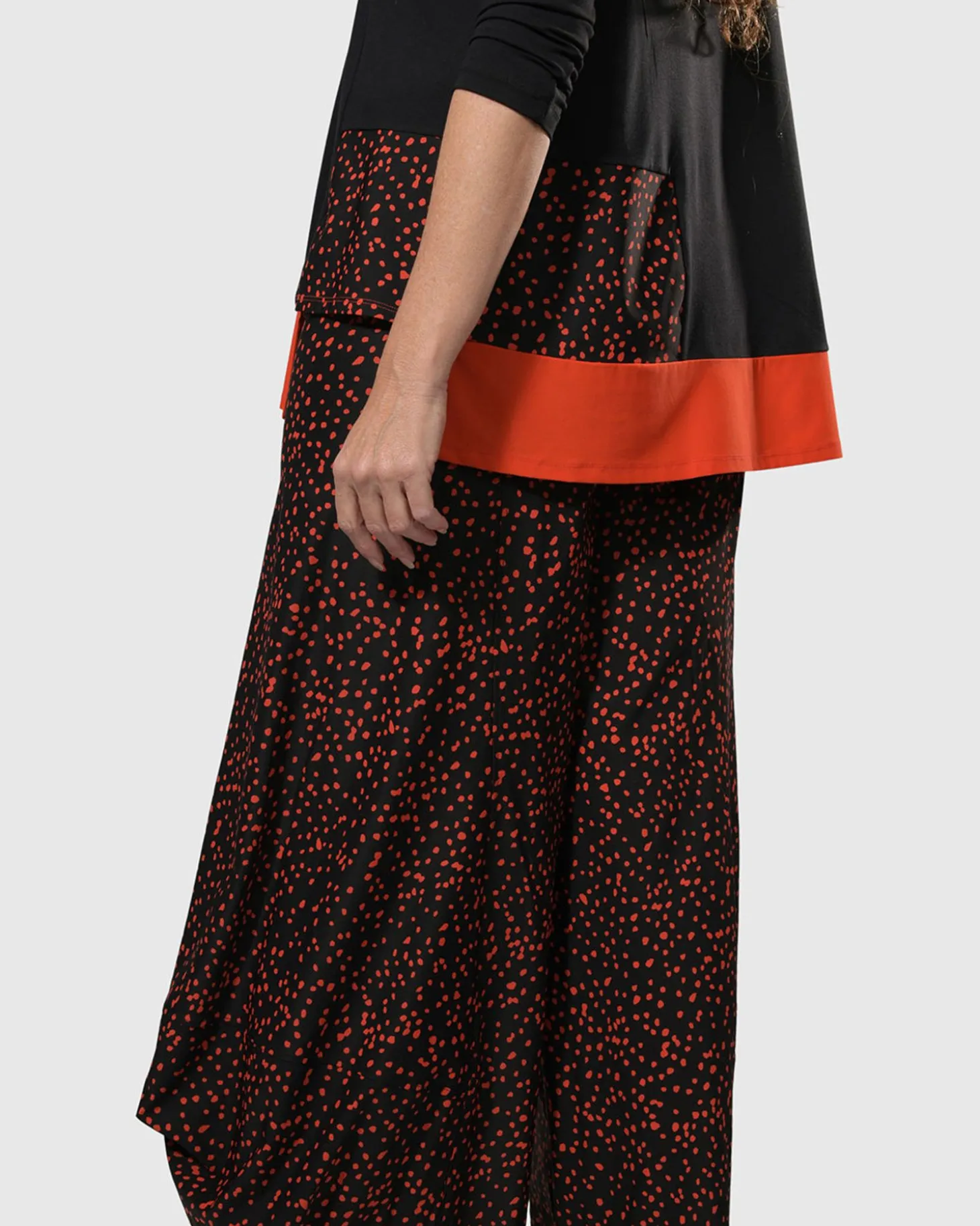 Women Alembika Tekbika Victoria Tunic Top, Flame