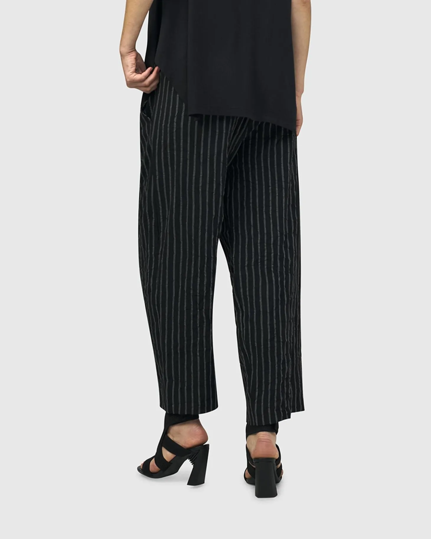Women Alembika Thera Relaxed Straight Leg Pants, Stripes