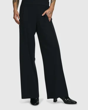 Women Alembika Trinity Straight Leg Pants, Black