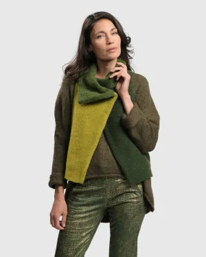 Women Alembika Two Tone Vest, Hunter