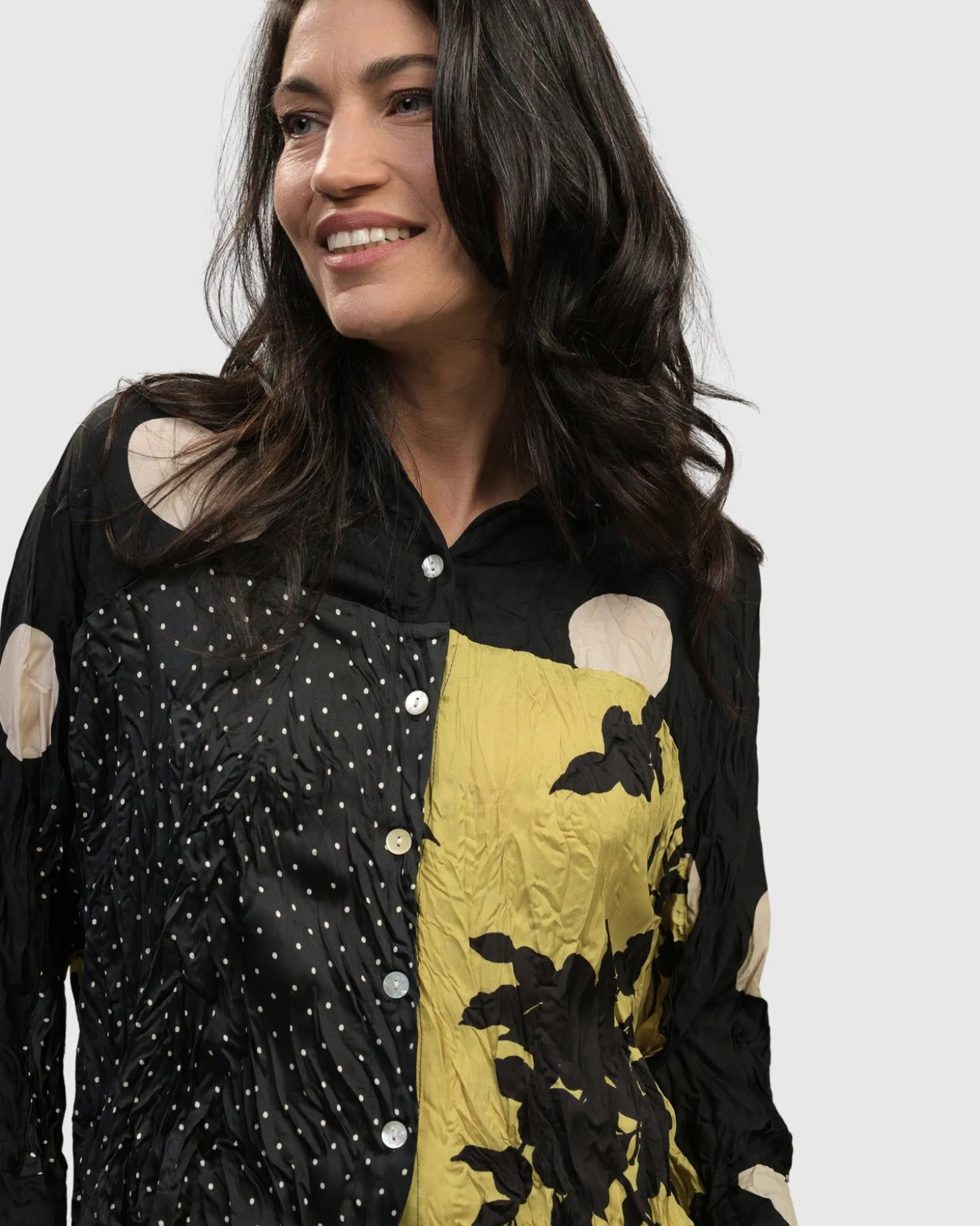 Women Alembika Under The Sun Button Down Shirt, Mix