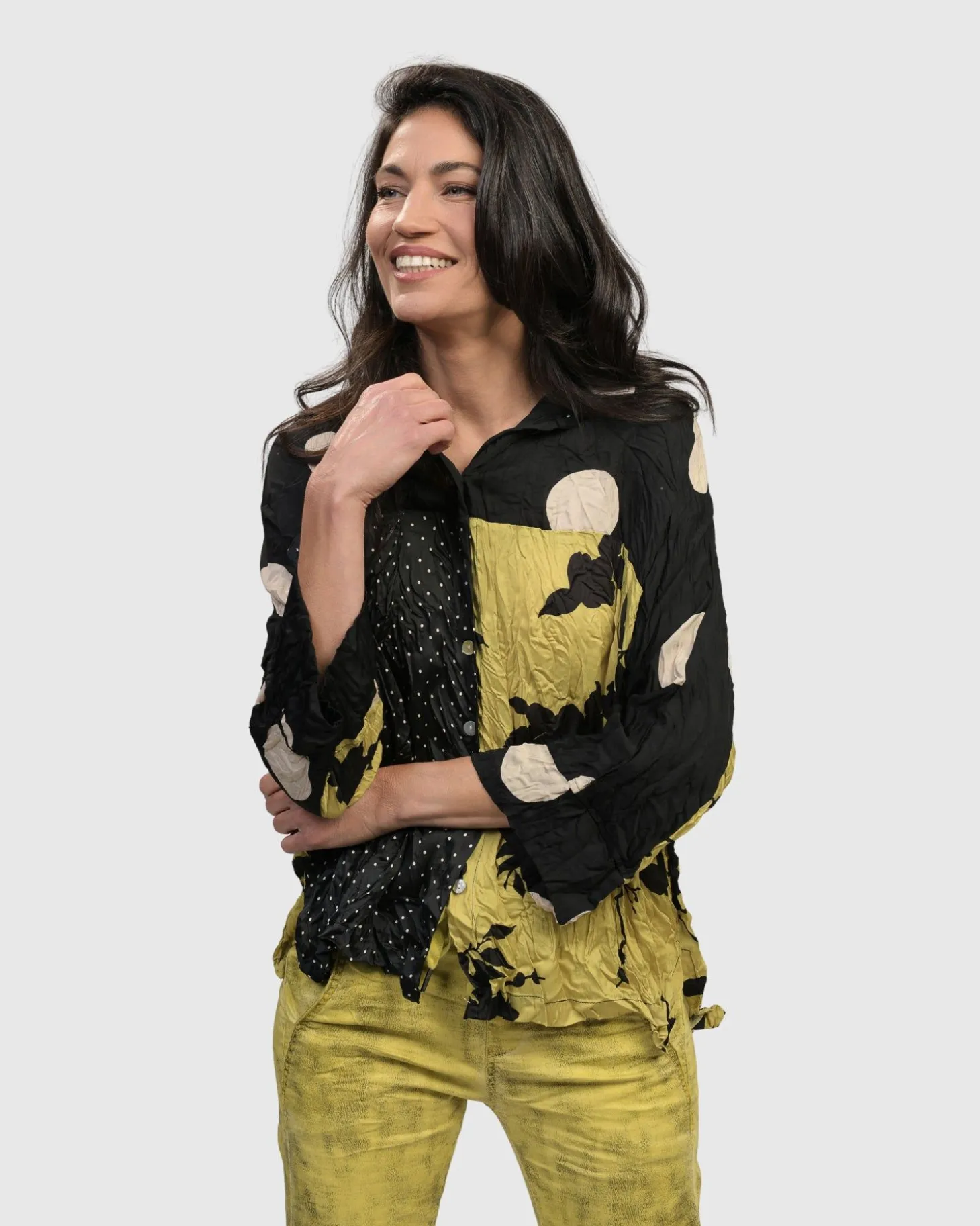 Women Alembika Under The Sun Button Down Shirt, Mix