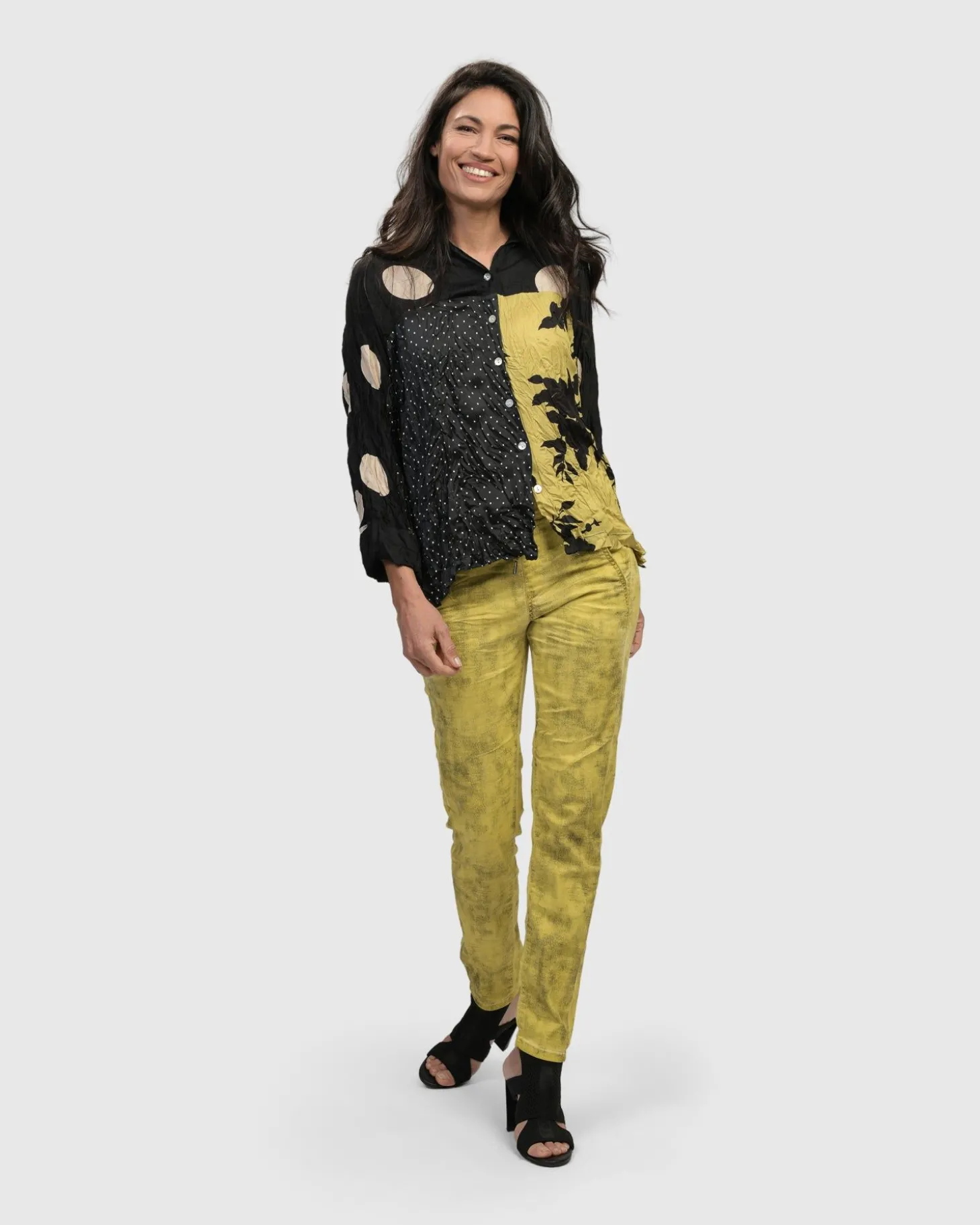 Women Alembika Under The Sun Button Down Shirt, Mix