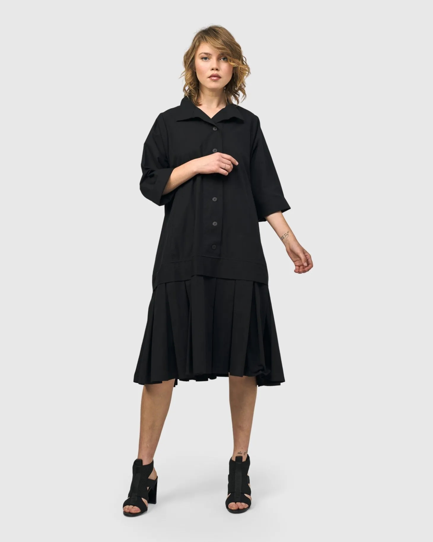 Women Alembika Urban Astor Shirt Dress, Black