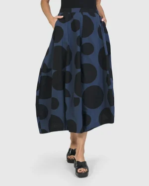 Women Alembika Urban Astrid Balloon Skirt, Navy