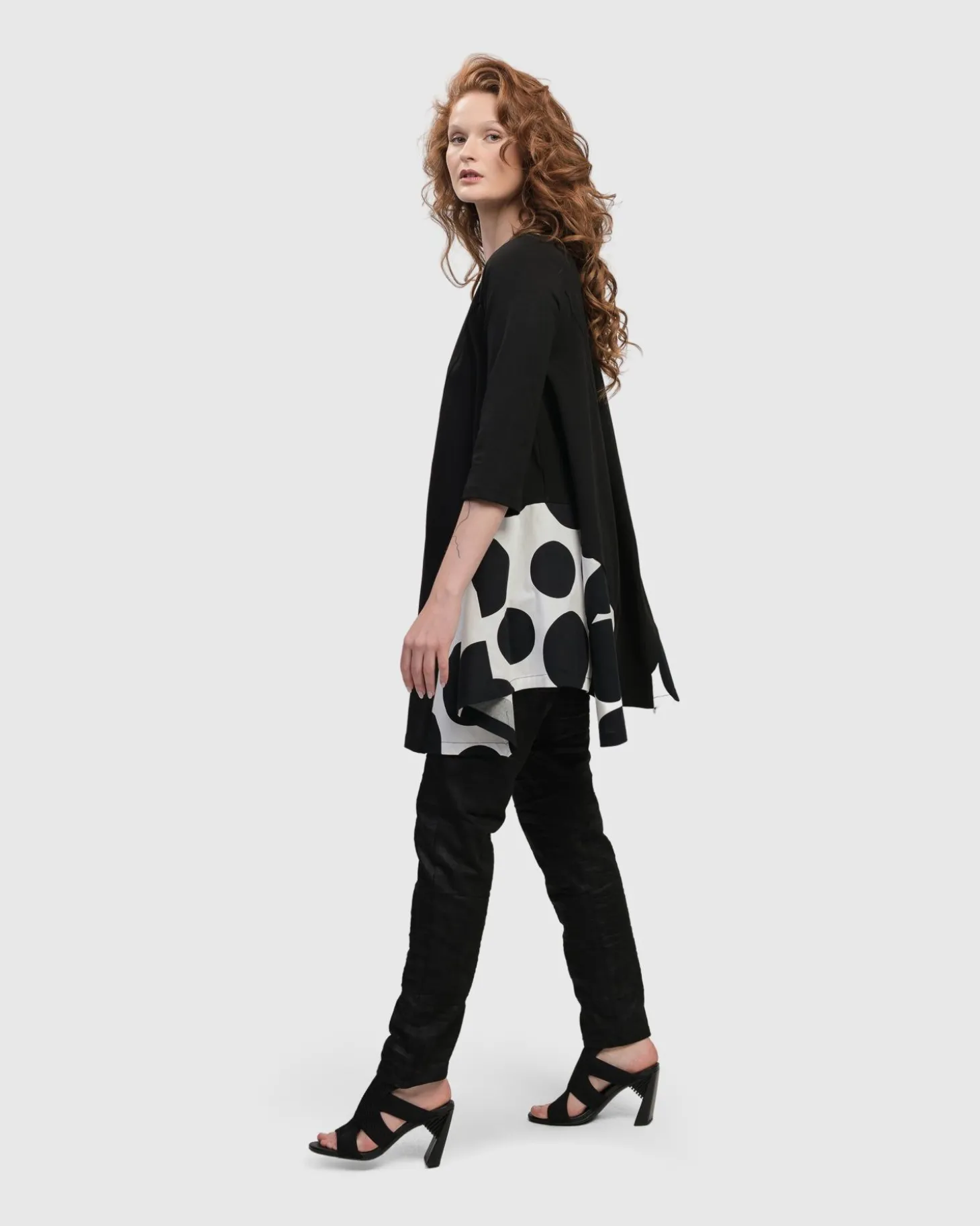 Women Alembika Urban Domino Trapeze Top, Mono