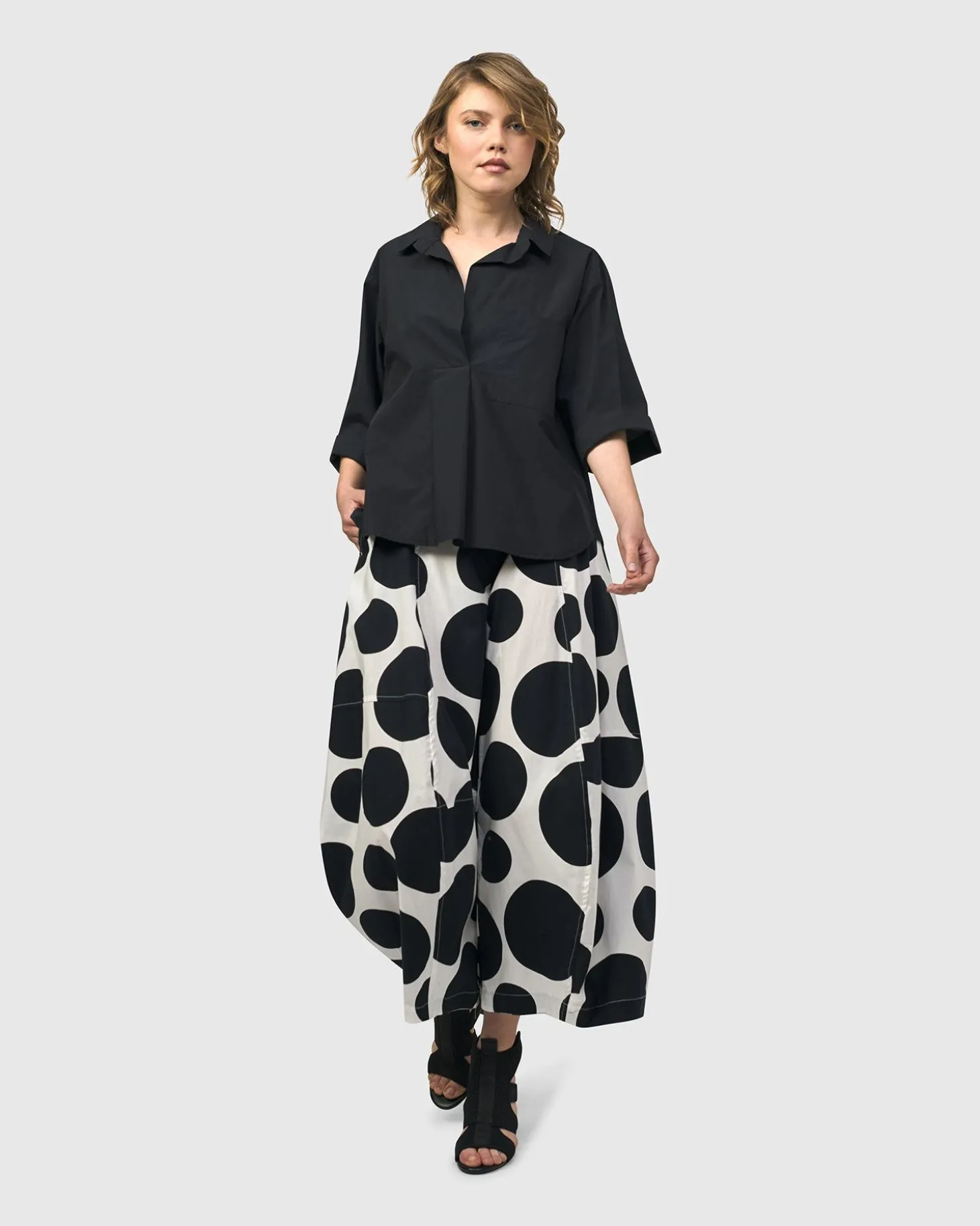 Women Alembika Urban Fran A-Line Blouse, Black